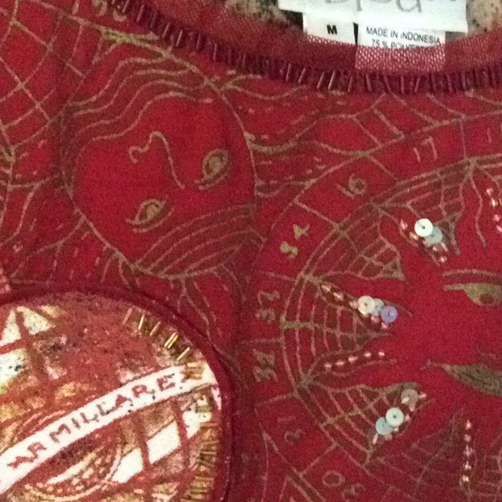 Celestial Top Embellished With Sequins and Beads - Picture 9 of 10